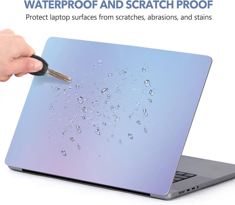 AIMSA Blue Violet Laptop Notebook Skin Sticker Cover Decal Fits 12 13 13.3 14 15 15.4 15.6 inches Laptop Protector Notebook PC, Easy to Apply and Remove - Image 4